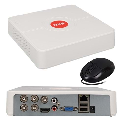 Powermaster PM-12180 4 Kanal 5MP Destekli 1080N H265 Xmeye Video Çıkışlı DVR/XVR Kayıt Cihazı